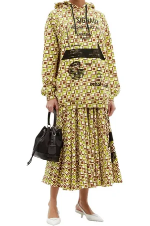 Prada Kapuzensweatjacke Signaux geometrischen Muster Jacke Signaux Geometric-Print - Verkäufer: eldigo