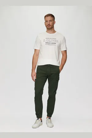 QS by s.Oliver Stoffhose Regular Fit: Cargohose aus Baumwollstretch Garment Dye - Verkäufer: