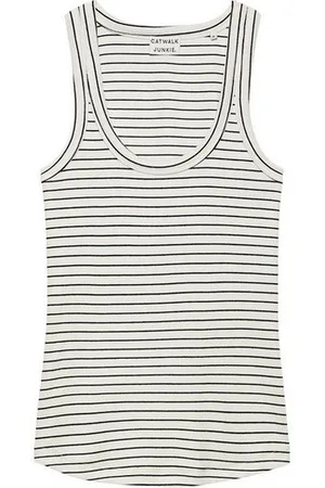 Catwalk Junkie Shirttop - Ripp Tanktop - geripptes Tank Top - Ärmelloses Top - Verkäufer: Schneider Fashion Store