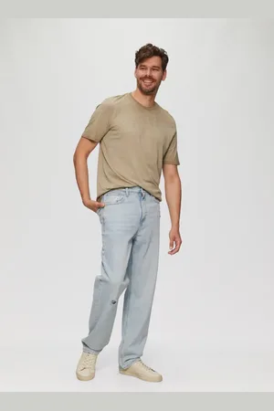 QS by s.Oliver Stoffhose Jeans / Loose Fit / Mid Rise / Straight Leg - Verkäufer: s.Oliver