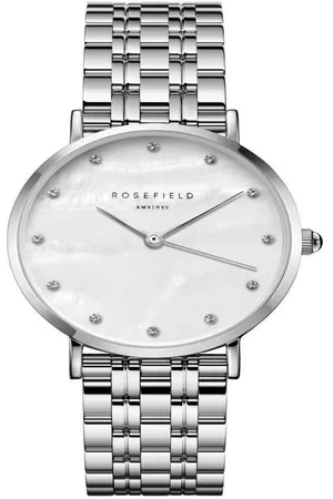 ROSEFIELD Quarzuhr Damenuhr Upper East Side Silber Perlmutt Steine UWSSS-U32 - Verkäufer: JUWELSTORE.de