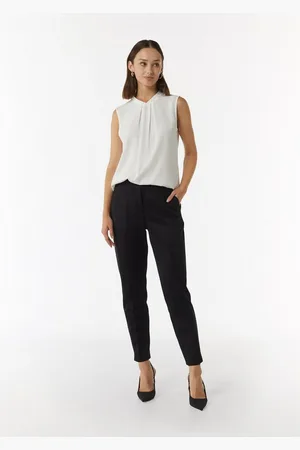 Comma, 7/8-Hose Cigarette-Pants aus Scuba mit elastischem Bund - Verkäufer: s.Oliver