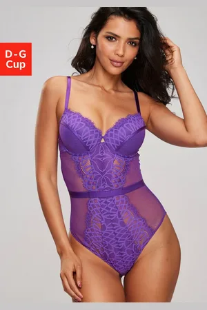 Lascana Body Cara aus filigraner Spitze und Soft-Mesh anteilig aus recyceltem Material