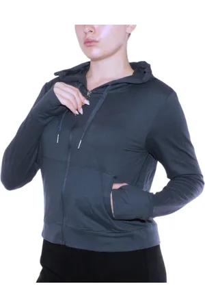 Yeset Funktions-Kapuzensweatjacke Sport Sweatshirt Jacke Kapuze Reißverschluss YCA17 mit Daumenschlaufen - Verkäufer: Shop