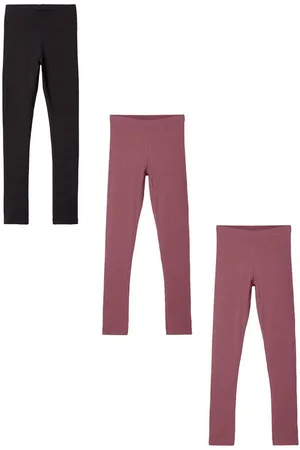 NAME IT Leggings Basic 3er Stück Set NKFVIVIAN (3-tlg) NKFVIVIAN LEGGING NOOS - Verkäufer: ARIZONAS