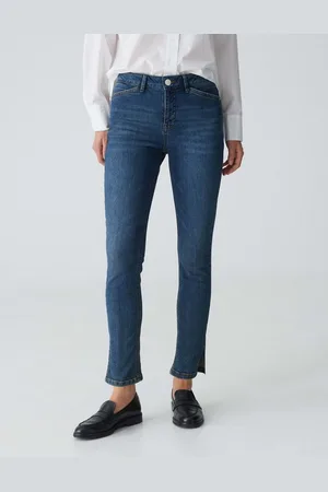 Opus Skinny-fit-Jeans Skinny Jeans ELMA CLASSY SLIT Low Rise mit Stretch - Verkäufer: GmbH | someday GmbH
