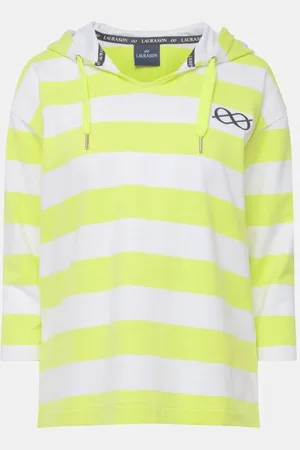 Laurasøn Sweatshirt Hoodie Blockstreifen Kapuze 3/4-Ärmel - Verkäufer: Popken Fashion Group