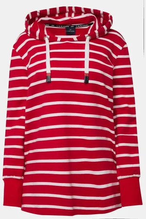 Laurasøn Sweatshirt Hoodie oversized Ringel-Sweat - Verkäufer: Popken Fashion Group