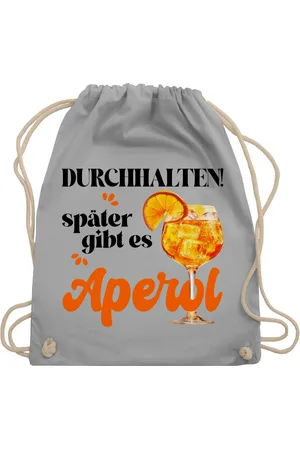 Shirtracer Turnbeutel Durchhalten später gibt es Aperol, Witziges Geschenk für Frauen, Ape, Party & Alkohol - Verkäufer: