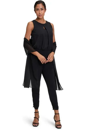 Vera Mont Multifunktionstuch Chiffonstola schmal geschnitten, Material