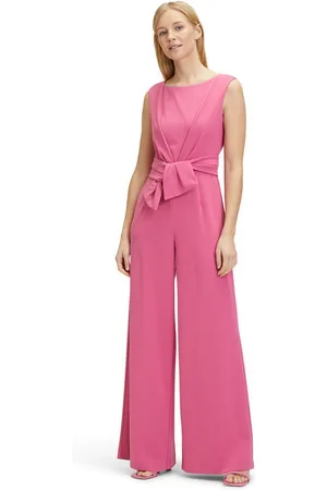 Vera Mont Overall Jumpsuit mit weitem Bein (1-tlg) Bunddetail