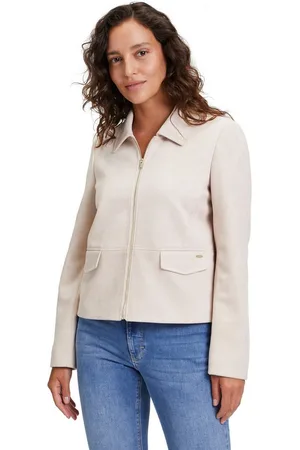 Betty & Co Jackenblazer Betty & Co Casual-Jacke mit Kragen Material