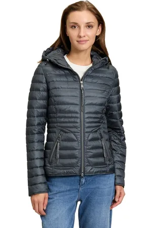 Cartoon Steppjacke Steppjacke mit abnehmbarer Kapuze