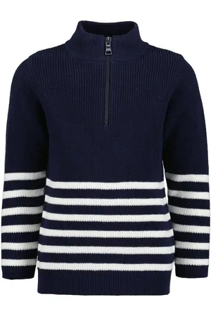 Blue Seven Strickpullover Jungen Pullover Strickpullover Troyer marine (1-tlg) - Verkäufer: nettibeck