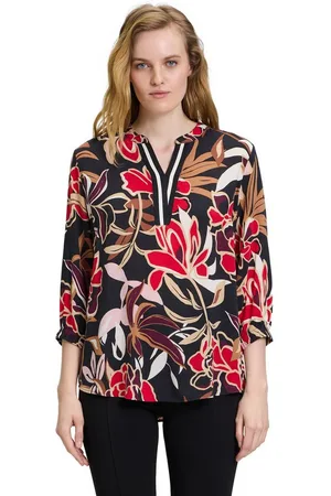 Betty Barclay Longbluse Longbluse mit Stehkragen
