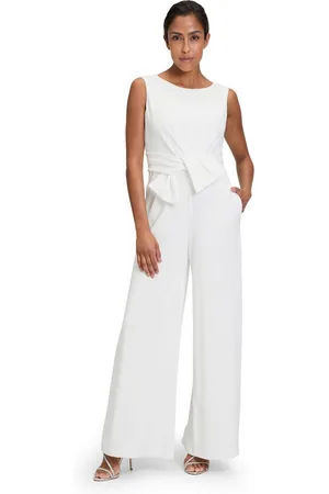 Vera Mont Overall Jumpsuit mit weitem Bein (1-tlg) Bunddetail