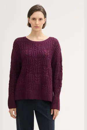 TOM TAILOR Strickpullover Strukturierter Pullover mit Schlitzen - Verkäufer: