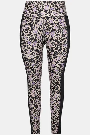 Ulla Popken Leggings Sport-Leggings Leomuster schnelltrocknend recycelt - Verkäufer: Popken Fashion Group