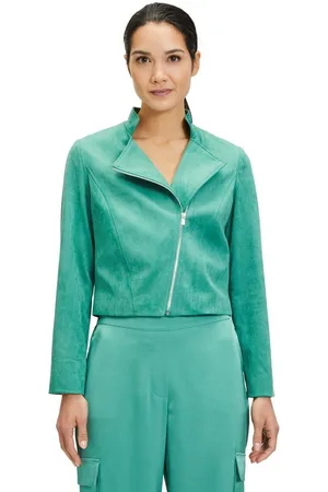 Vera Mont Jackenblazer Bikerjacke mit Reißverschluss Reißverschluss