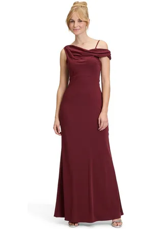 Vera Mont Abendkleid Abendkleid mit Wasserfallausschnitt Material