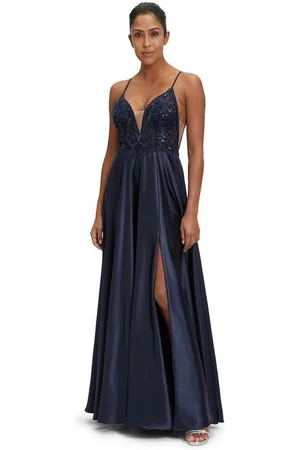 Vera Mont Abendkleid Abendkleid mit Placement Effektgarn