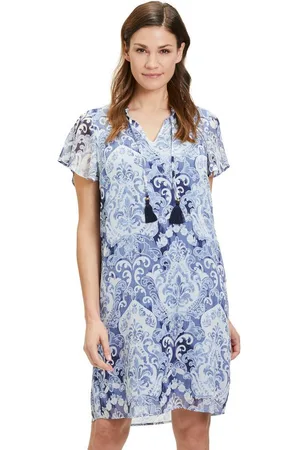 Cartoon Sommerkleid Freizeitkleid mit Rüschen Material