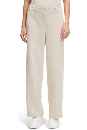 Betty & Co Stoffhose Betty & Co Stoffhose mit weitem Bein Material