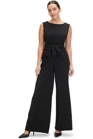 Vera Mont Overall Jumpsuit mit weitem Bein (1-tlg) Bunddetail