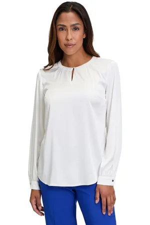 Betty Barclay Langarmbluse Langarm-Bluse mit Rundhalsausschnitt