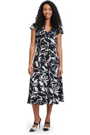 Betty & Co Midikleid Betty & Co Midikleid kurzarm Druck