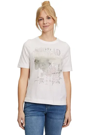 Cartoon Kurzarmshirt Printshirt mit Rundhalsausschnitt (1-tlg) Placement