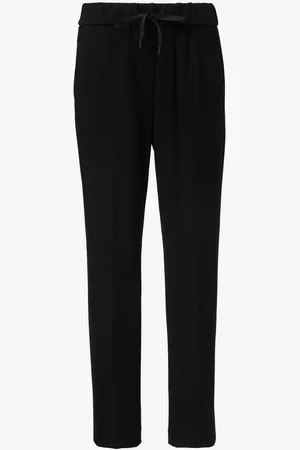 Comma, Stoffhose Jersey-Jogpants im Slim Fit mit Bügelfalte Logo - Verkäufer: s.Oliver