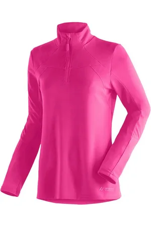 Maier Sports Funktionsshirt Bianka funktionaler Damen Midlayer für Outdoor Touren und Ausflüge