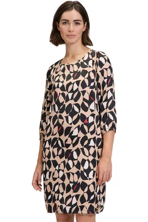 Betty & Co Sommerkleid Betty & Co Freizeitkleid mit Reißverschluss Reißverschluss