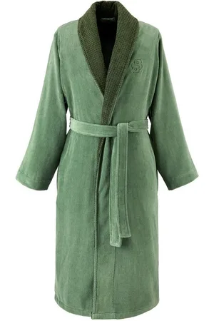 HUGO BOSS Bademantel Doubleb Bademantel, 100% Baumwolle, mit Label-Applikationen - Verkäufer: heyconnect
