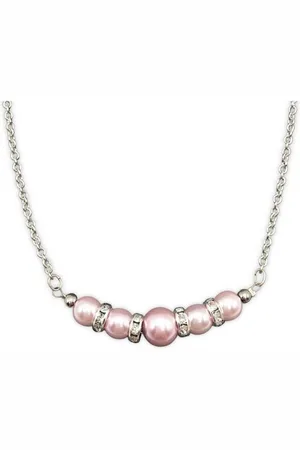 Luise Steiner Kette mit Anhänger Trachtenkette - CORA - rosé, silber - Verkäufer: Alpenwahnsinn Tracht & Lifestyle