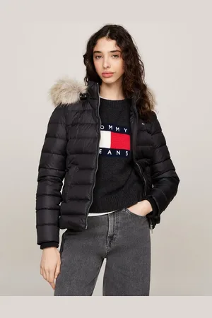 Tommy Hilfiger Steppjacke TJW BASIC HOODED DOWN JACKET EXT in Großen Größen, mit Kapuze