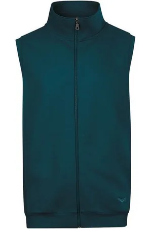 Trigema Steppweste Weste aus bequemem Sweat-Material (1-tlg)