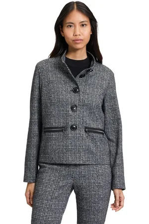 Betty Barclay Sweatjacke Sweatjacke mit Stehkragen Muster