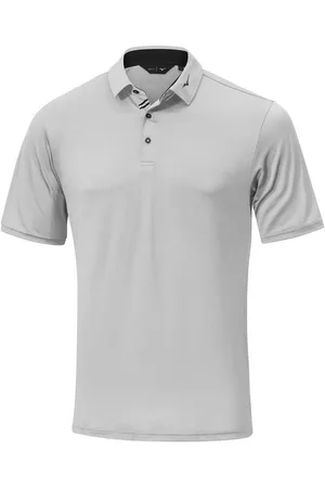 Mizuno Poloshirt Golf Polo Move Tech Quick Dry Plus Grau Herren M - Verkäufer: Svens Golfshop GmbH