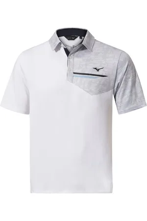 Mizuno Poloshirt Golf Polo Quick Dry Hazard Bloc Weiß Herren UK XXL - Verkäufer: Svens Golfshop GmbH