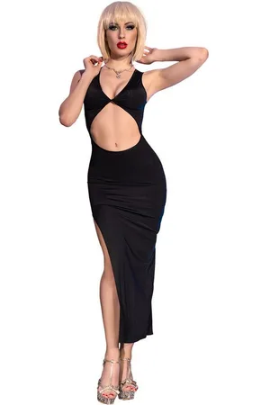 Chilirose Partykleid Langes Kleid CR4445 - (L/XL,S/M) - Verkäufer: Angela Line