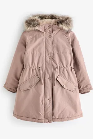 Next Steppmantel Spritzwasserabweisender Parka mit Kunstfellbesatz (1-tlg) - Verkäufer: Germany GmbH