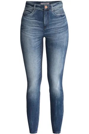 Guess 5-Pocket-Jeans Jeans Skinny-Fit-Jeans CARRIE MID mit Label-Patch (1-tlg) - Verkäufer: fashioncore