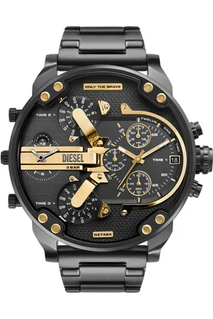 Diesel Chronograph MR. DADDY 2.0 DZ7484, Quarzuhr, Armbanduhr, Herrenuhr, Stoppfunktion, mehrere Zeitzonen