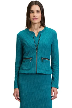 Betty Barclay Sweatjacke Sweatjacke mit Reißverschluss Reißverschluss