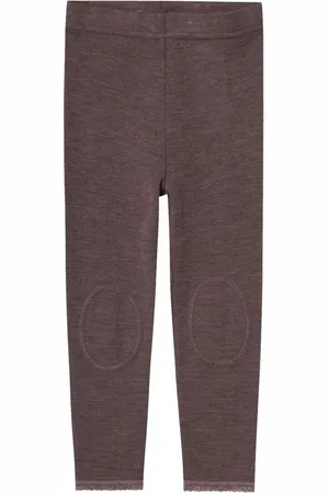 NAME IT Leggings NMFWANG WOOL NEDDLE LEGGING SOLID NOOS aus reiner Merinowolle