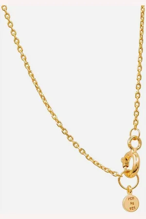 Pernille Corydon Kette mit Anhänger Note Halskette Damen 41 cm, Silber 925, 18 Karat vergoldet - Verkäufer: Jan Eißmann