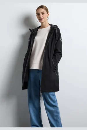 Street one Softshelljacke mit Kapuze mit Tunnelzug
