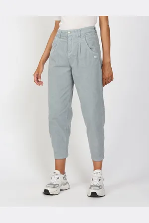 Gang 7/8-Hose 94SILVIA CROPPED mit Bundfalten